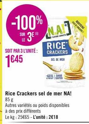 rice crackers sel de mer na!