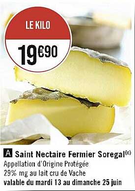 saint nectaire fermier soregal