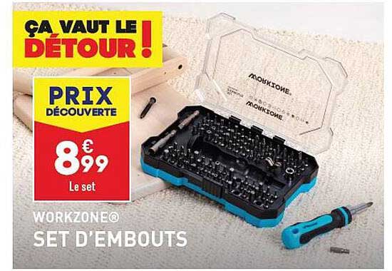 set d'embouts workzone