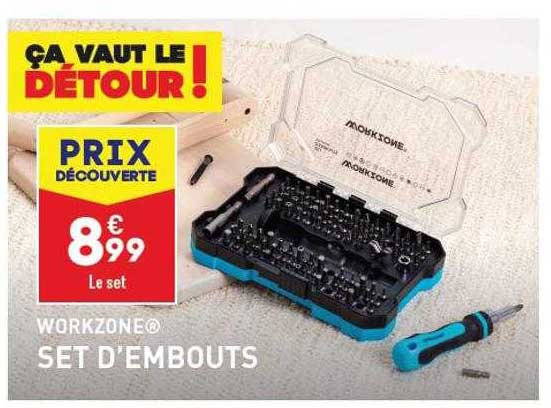 set d'embouts workzone