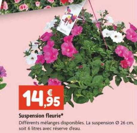 Suspension Fleurie