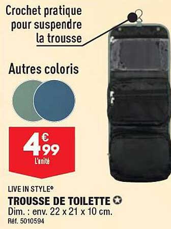 trousse de toilette live in style
