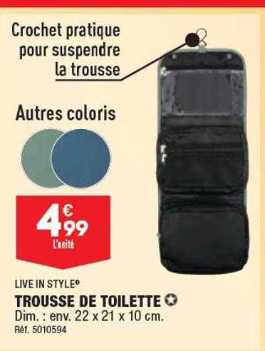 trousse de toilette live in style