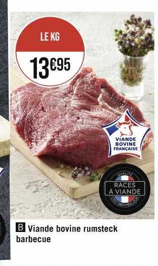 Viande Bovine Rumsteck Barbecue