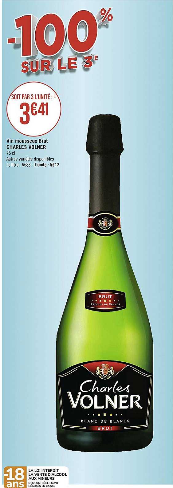 vin mousseux brut charles volner