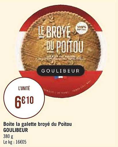 Boîte De Galette Broyé Du Poitou Goulibeur