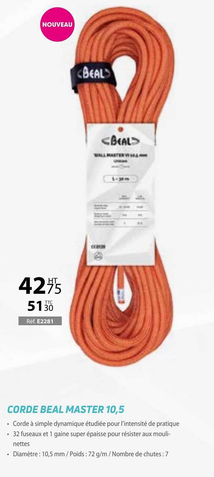 corde beal master 10,5