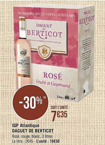 igp atlantique daguet de berticot