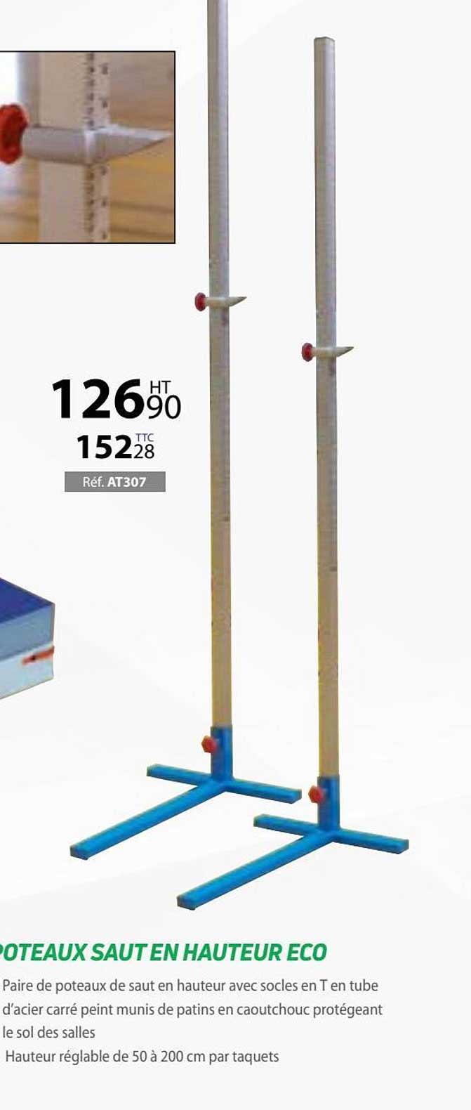 poteaux saut en hauteur eco