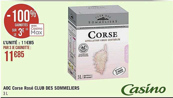 Aoc Corse Rosé Club Des Sommeliers