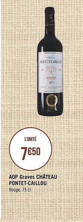 Aop Graves Château Pontet-caillou