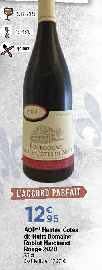aop hautes-côtes de nuits domaine roblot marchand rouge 2020