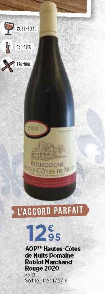 aop hautes-côtes de nuits domaine roblot marchand rouge 2020