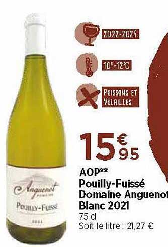 aop pouilly-fuissé domaine anguenot blanc 2021
