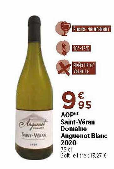 aop saint-véran domaine anguenot blanc 2020