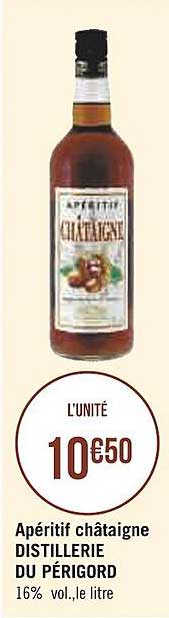 apéritif châtaigne distillerie du périgord