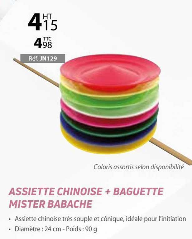 assiette chinoise + baguette mister babache