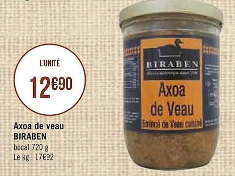 axoa de veau biraben