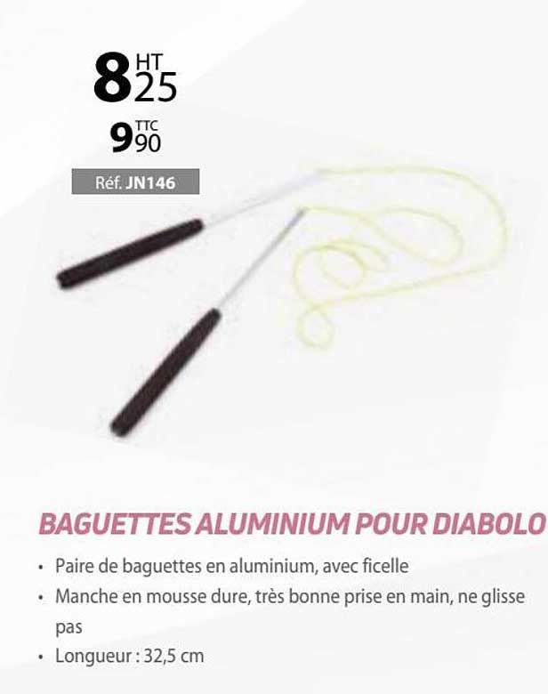Baguettes Aluminium Pour Diabolo
