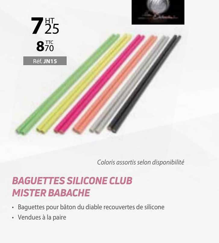 baguettes silicone club mister babache