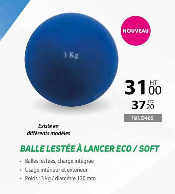 Balle Lestée à Lancer Eco-soft