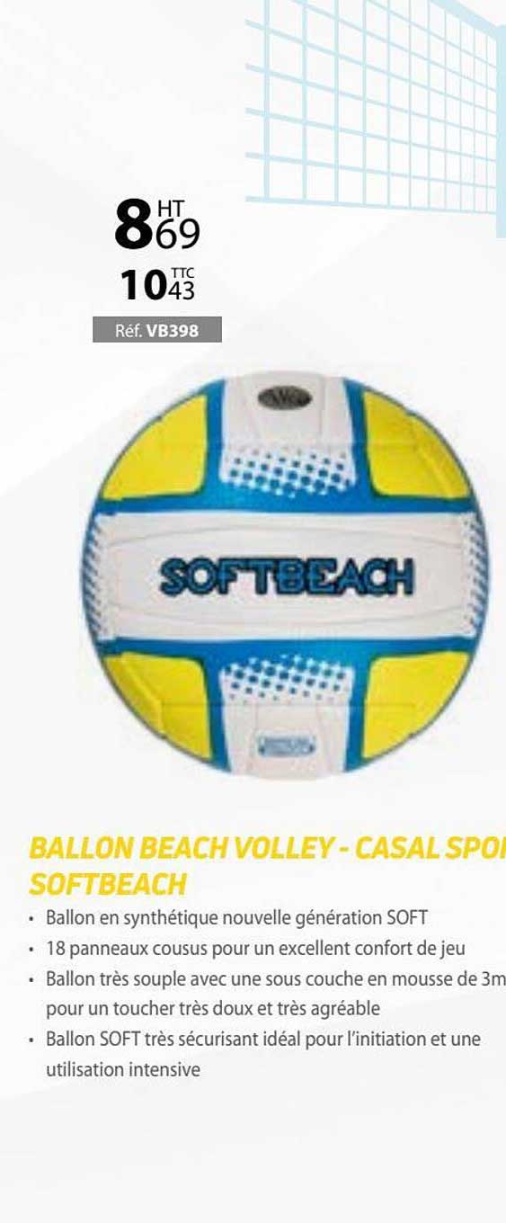 ballon beach volley - casal sport softbeach