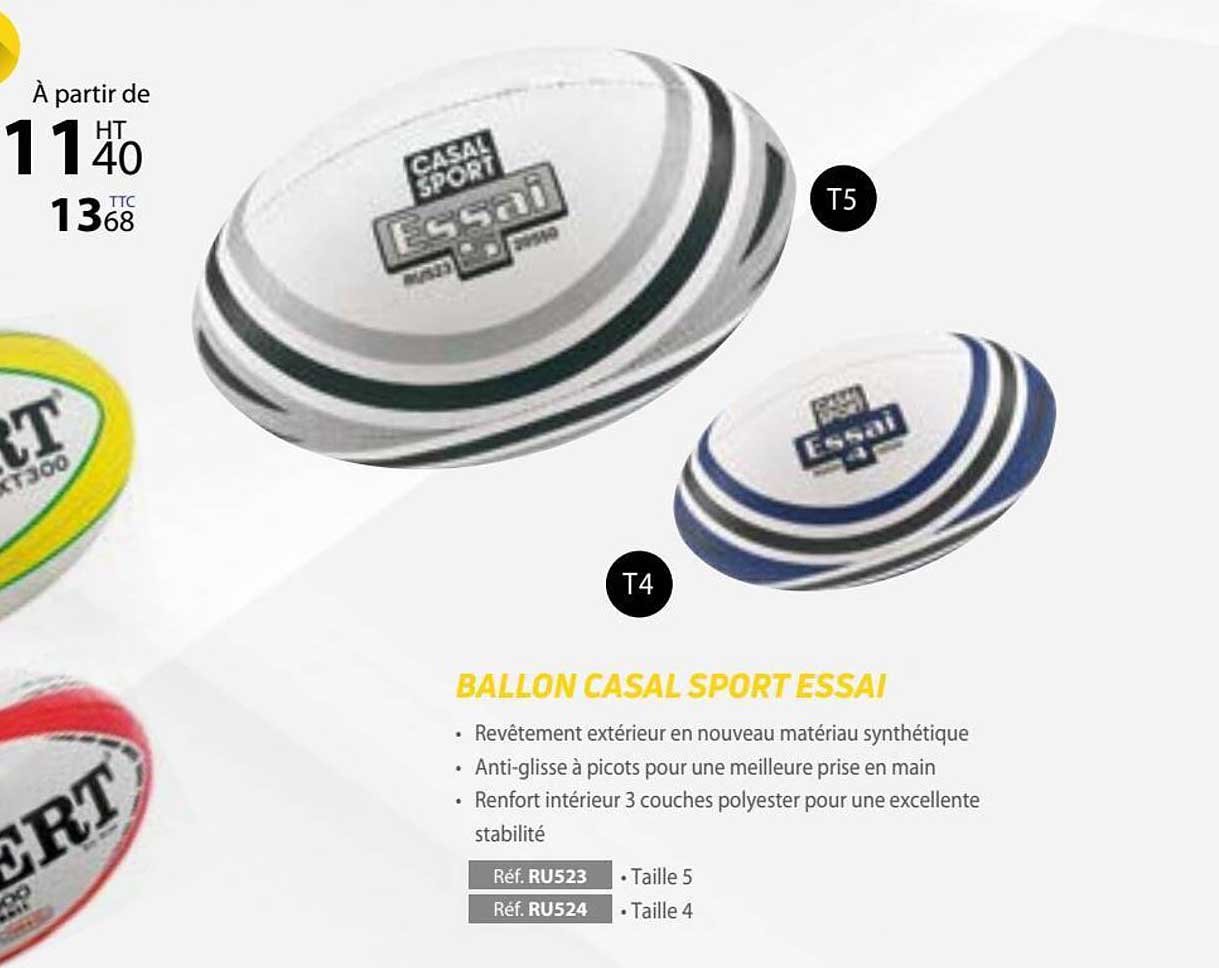 ballon casal sport essai
