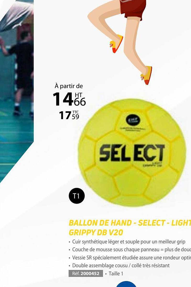 ballon de hand-select- light grippy db v20