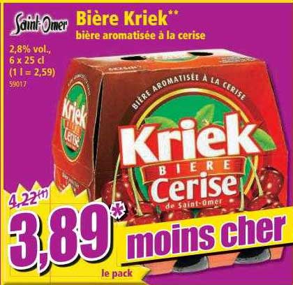bière kriek saint-omer