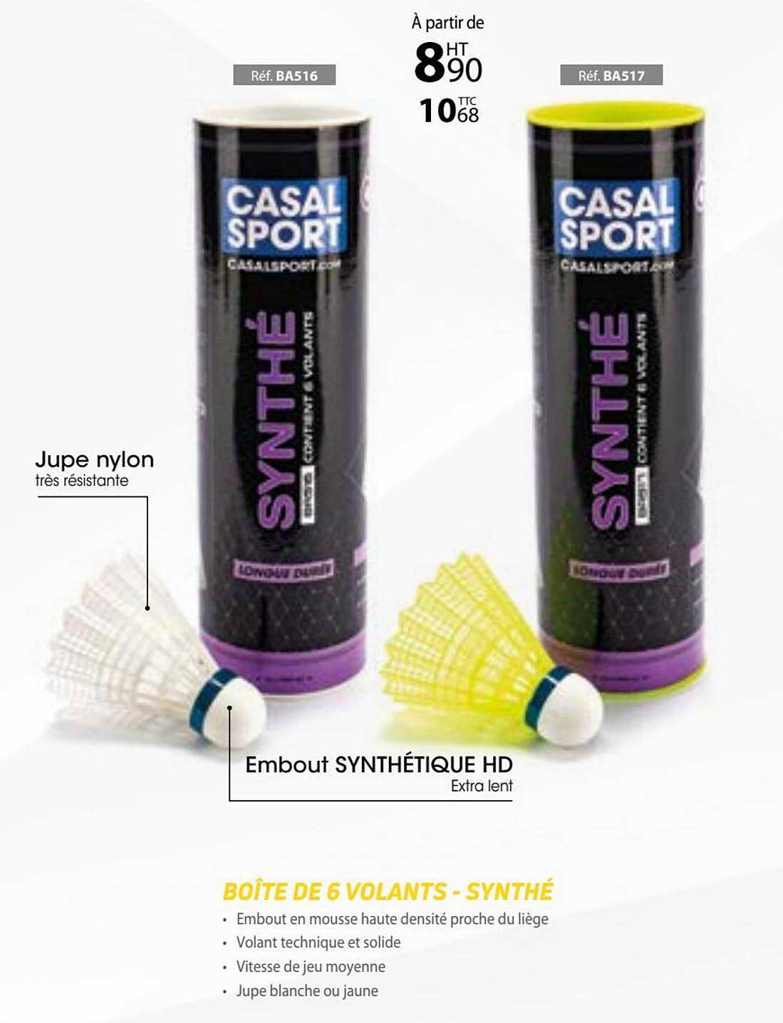 boîte de 6 volants - synthé