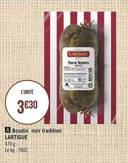 boudin noir tradition lartigue