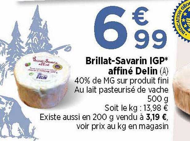 brillat-savarin igp affiné delin
