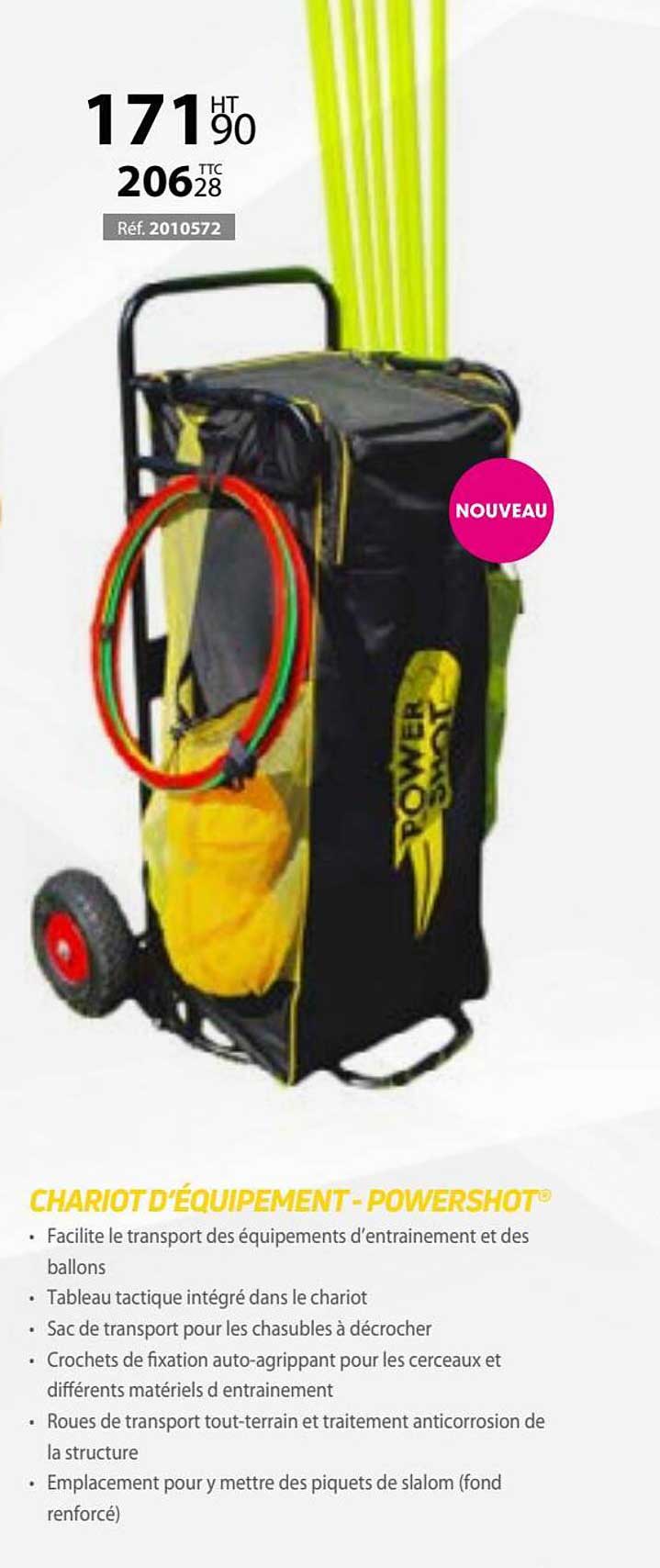 chariot d'équipement - powershot