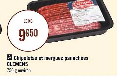 Chipolatas Et Merguez Panachées Clémens