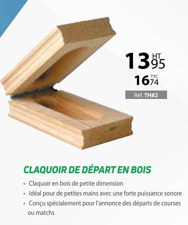 Claquoir De Départ En Bois