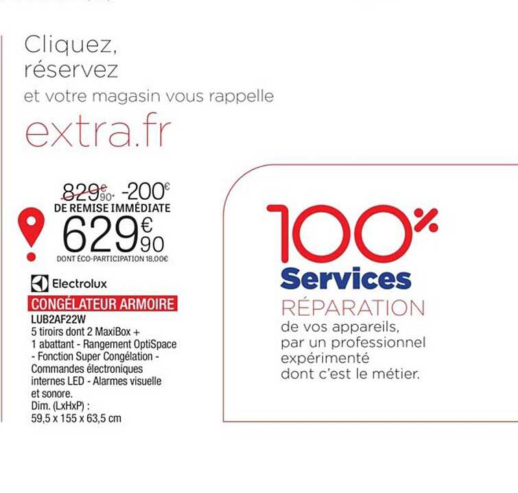 Congélateur Armoire Electrolux