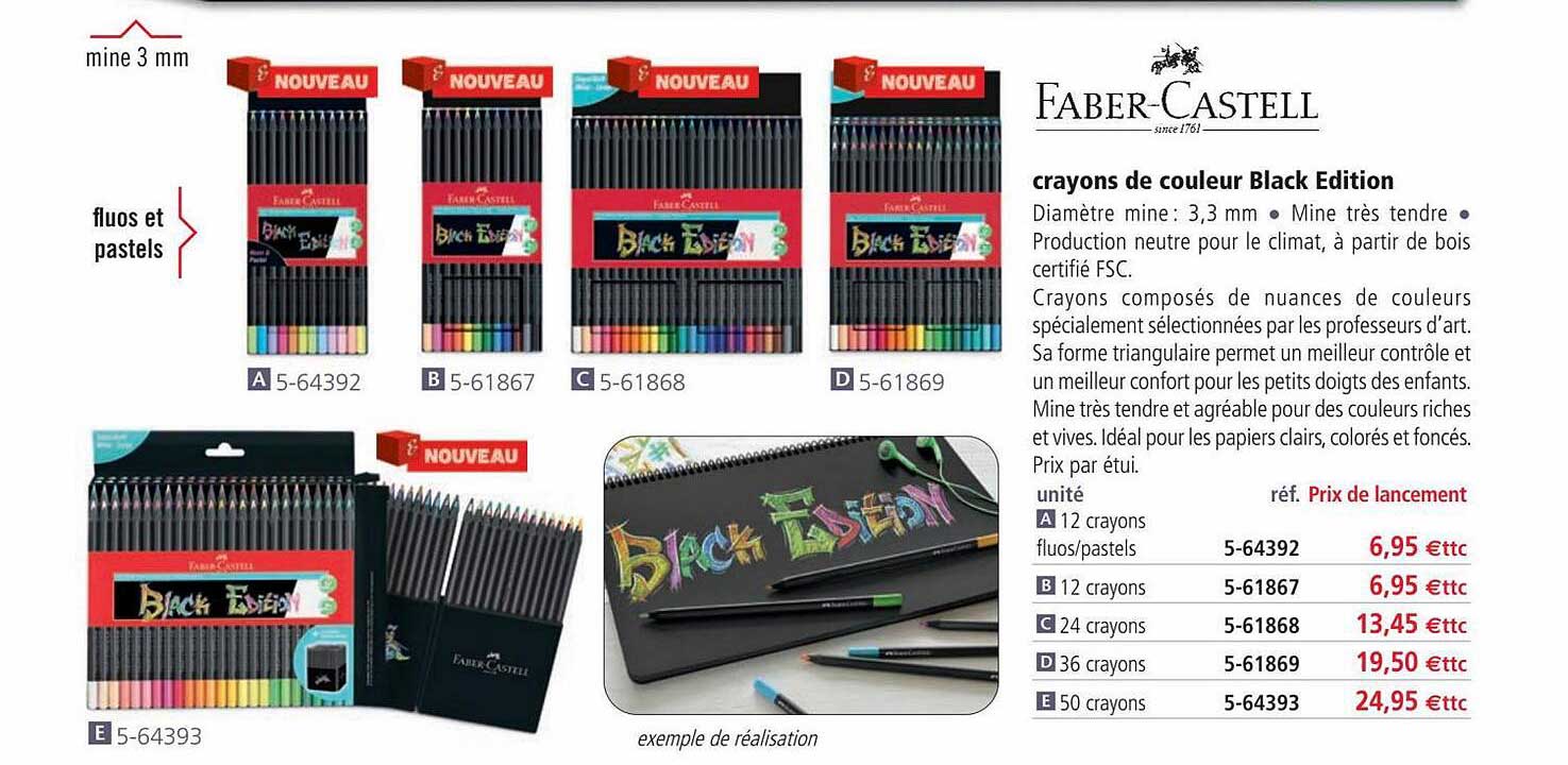 Crayons De Couleur Black édition