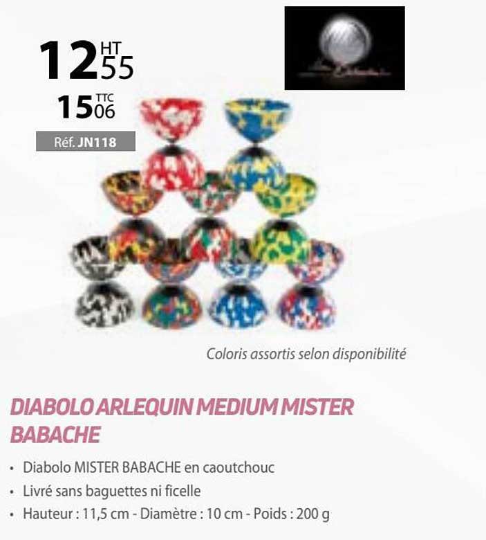 diabolo arlequin medium mister babache