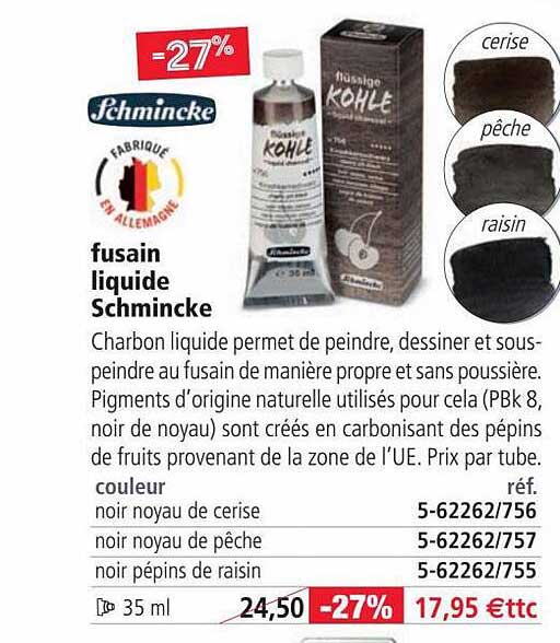 Fusain Liquide Schmincke