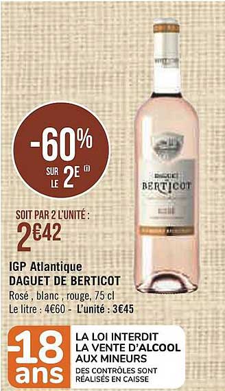 igp atlantique daguet de berticot