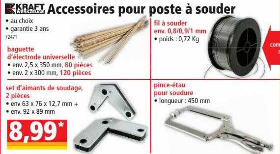 kraft accessoires pour poste à souder