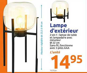lampe d'extérieur