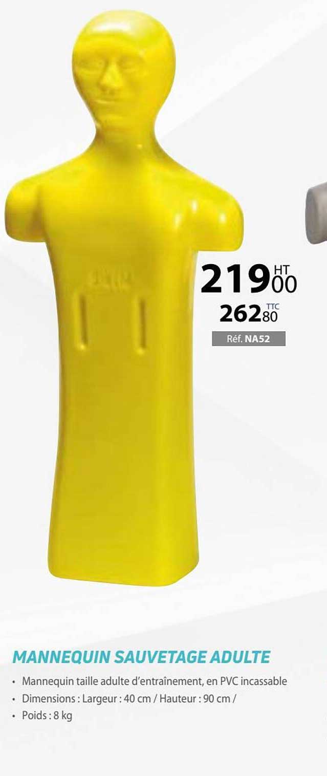 mannequin sauvetage adulte