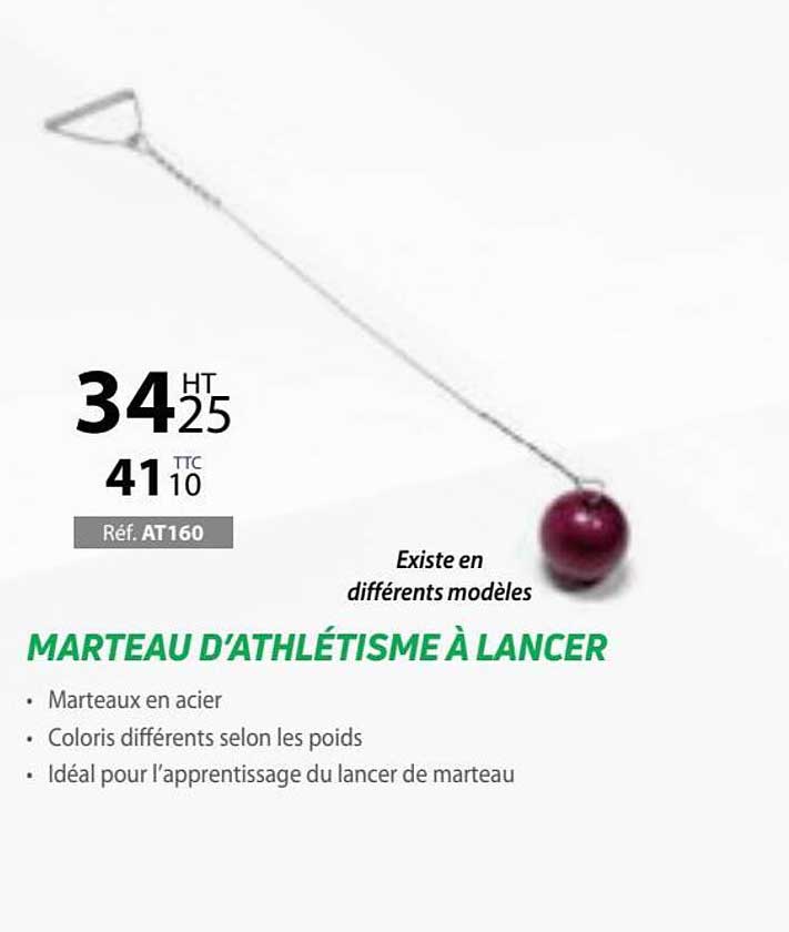 marteau d'athlétisme à lancer