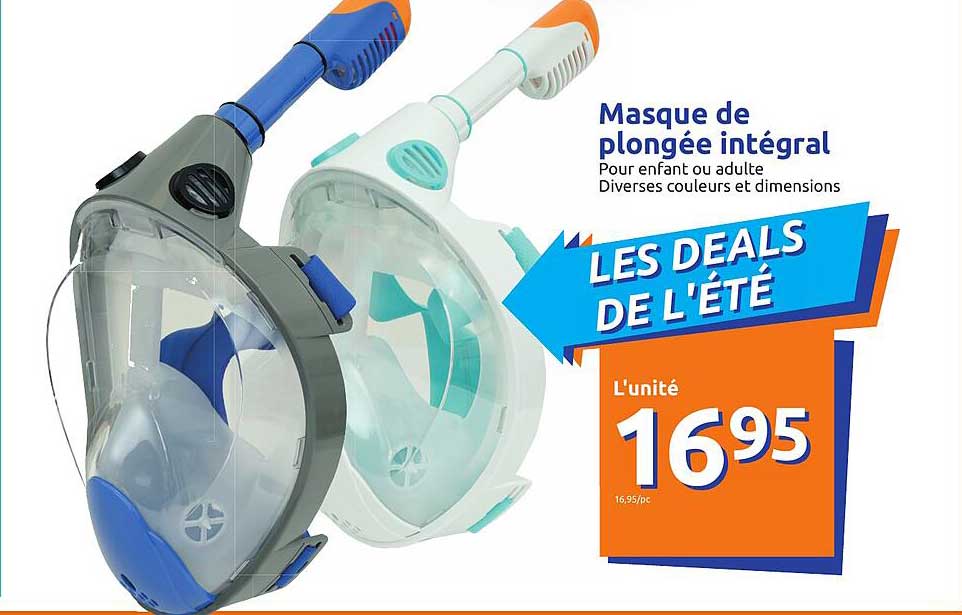 masque de plongée intégral