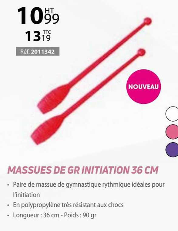 massues de gr initiation 36 cm
