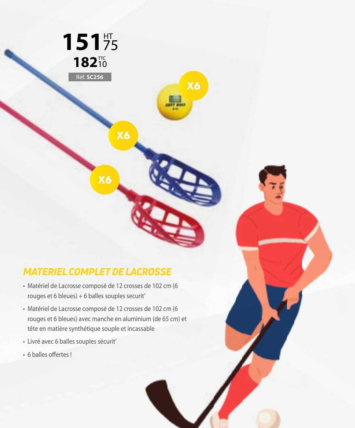 Matériel Complet De Lacrosse