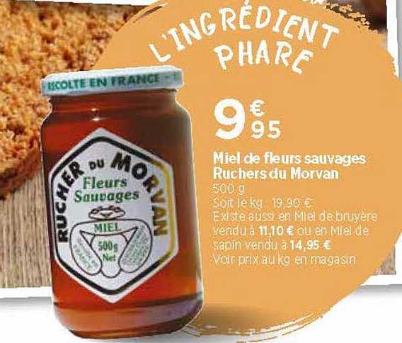 miel de fleurs sauvages ruchers du morvan