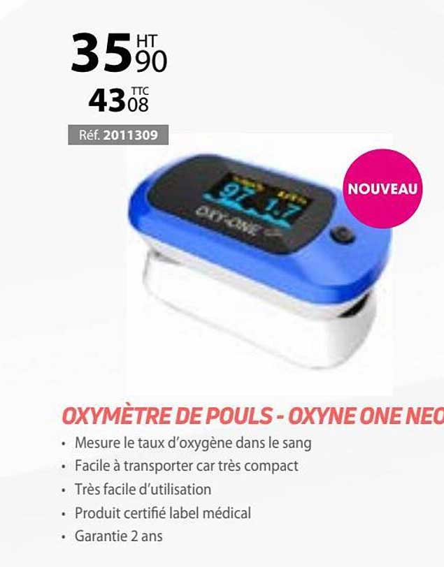 oxymètre de pouls - oxyne one neo