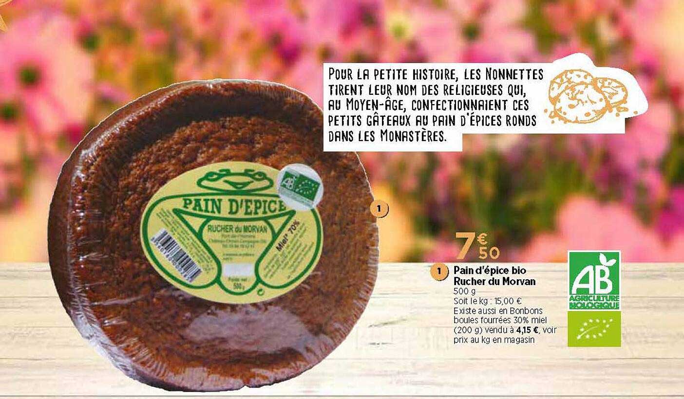 pain d'épice bio rucher du morvan